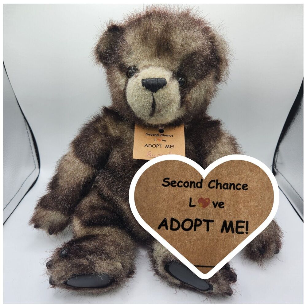 Brown Frosted Teddy Bear Plush 12 Inch Stuffed Animal Toy Kids Of America Corp